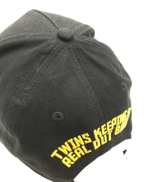 DSQUARED2（ディースクエアード）DSQUARED2 (ディースクエアード) カナディアンロゴキャップ/ベースボールキャップ ブラックの古着・服飾アイテム