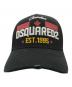 中古・古着 DSQUARED2 (ディースクエアード) カナディアンロゴキャップ/ベースボールキャップ ブラック：6000円