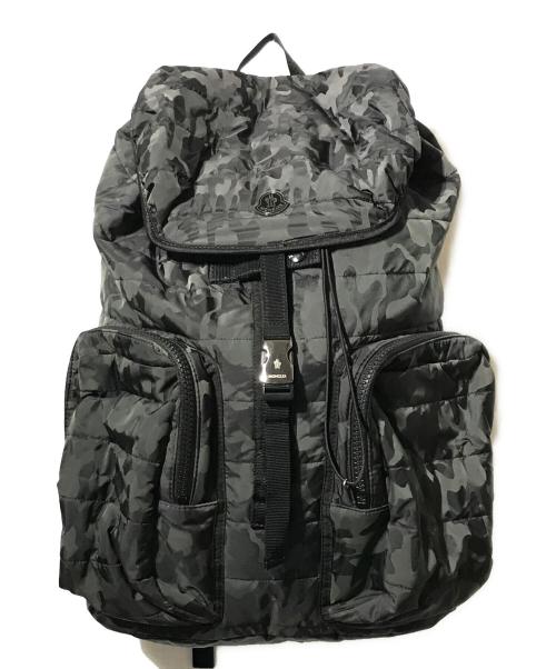 MONCLER（モンクレール）MONCLER (モンクレール) ZAINOロゴプレートバックパック カーキの古着・服飾アイテム
