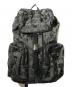 MONCLER（モンクレール）の古着「ZAINOロゴプレートバックパック」｜カーキ