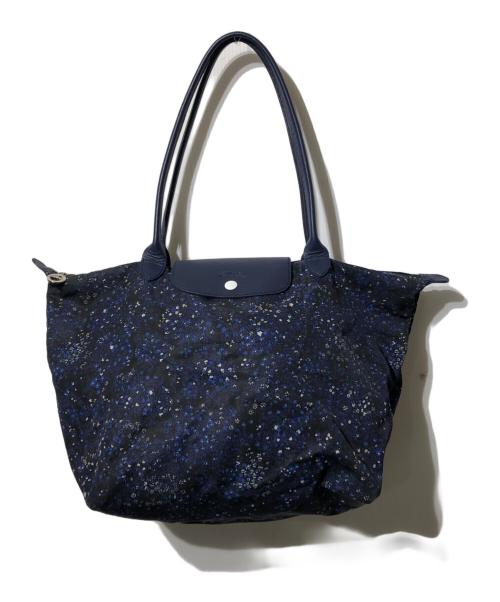 LONGCHAMP（ロンシャン）LONGCHAMP (ロンシャン) トートバッグ/ルプリアージュ ネイビーの古着・服飾アイテム