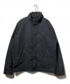 POLO RALPH LAURENポロ・ラルフローレン）の古着「フリースナイロンジャケット」｜ブラック