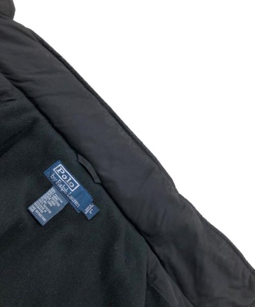 POLO RALPH LAUREN（ポロ・ラルフローレン）POLO RALPH LAUREN (ポロ・ラルフローレン) フリースナイロンジャケット ブラック サイズ:Lの古着・服飾アイテム
