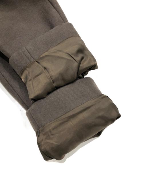 nano・universe（ナノ・ユニバース）nano・universe (ナノ・ユニバース) SUPER140'S メルトンシングルラグランコート ブラウン サイズ:Mの古着・服飾アイテム