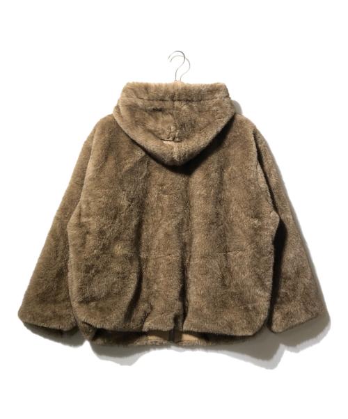 ACESTUDIOS（エーススタジオ）ACESTUDIOS (エーススタジオ) ファージャケット ブラウン サイズ:Sの古着・服飾アイテム