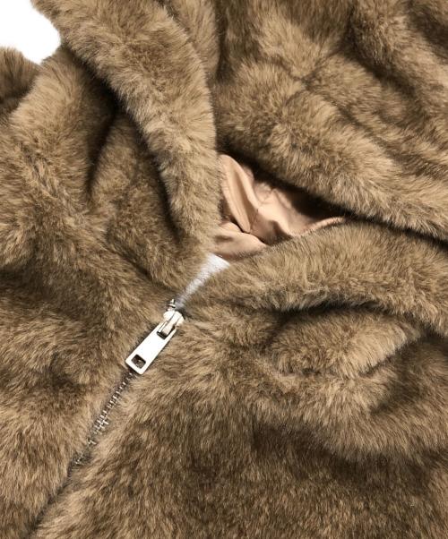 ACESTUDIOS（エーススタジオ）ACESTUDIOS (エーススタジオ) ファージャケット ブラウン サイズ:Sの古着・服飾アイテム