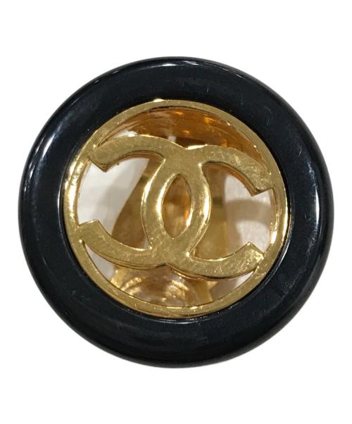 CHANEL（シャネル）CHANEL (シャネル) ココマークイヤリング ゴールド×ブラックの古着・服飾アイテム