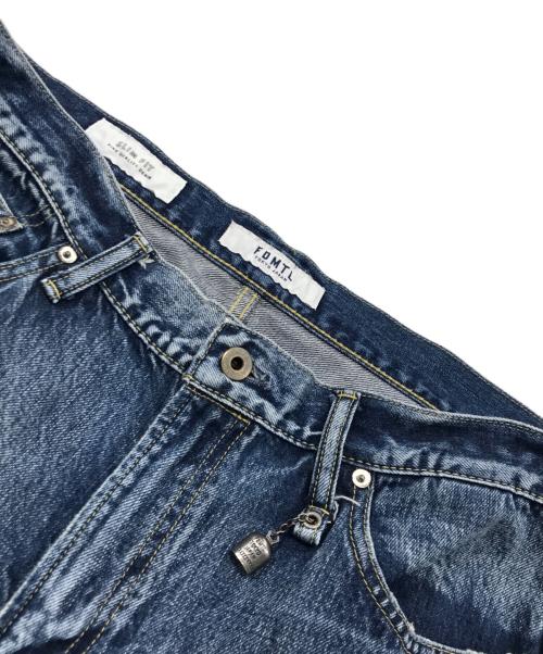 FDMTL（ファンダメンタル）FDMTL (ファンダメンタル) ダメージデニムパンツ インディゴ サイズ:W36×L30の古着・服飾アイテム