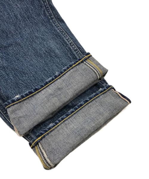 FDMTL（ファンダメンタル）FDMTL (ファンダメンタル) ダメージデニムパンツ インディゴ サイズ:W36×L30の古着・服飾アイテム