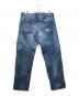 FDMTL (ファンダメンタル) ダメージデニムパンツ インディゴ サイズ:W36×L30：10000円