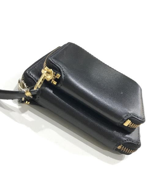 COMME des GARCONS（コムデギャルソン）COMME des GARCONS (コムデギャルソン) OUT SIDE POCKET WALLET ブラックの古着・服飾アイテム