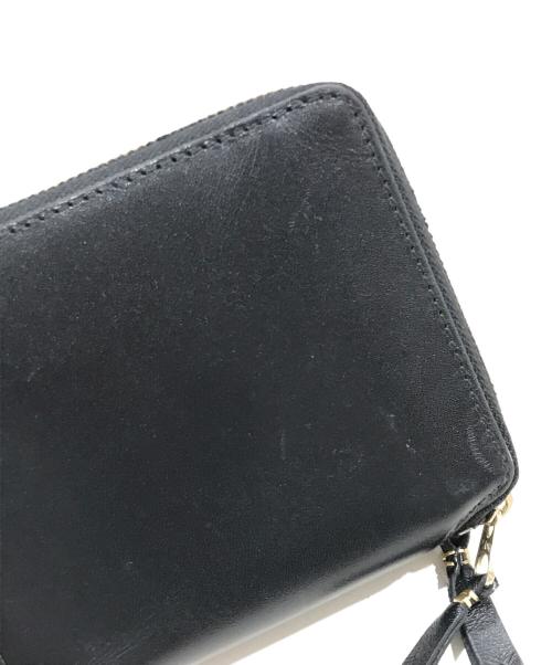COMME des GARCONS（コムデギャルソン）COMME des GARCONS (コムデギャルソン) OUT SIDE POCKET WALLET ブラックの古着・服飾アイテム
