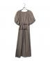 HER LIP TO (ハーリップトゥ) Portofino Belted Check Dres ブラック×ブラウン サイズ:M：8000円