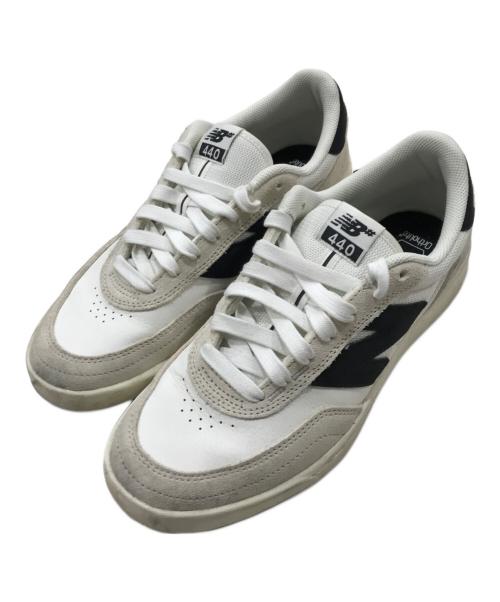 NEW BALANCE（ニューバランス）NEW BALANCE (ニューバランス) Numeric 440 V2 ホワイト×ブラック サイズ:28ｃｍの古着・服飾アイテム