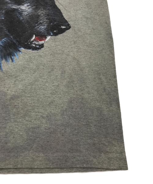 HARLEY-DAVIDSON（ハーレーダビッドソン）HARLEY-DAVIDSON (ハーレーダビッドソン) ウルフオートバイプリントTシャツ/半袖カットソー グリーン サイズ:Lの古着・服飾アイテム