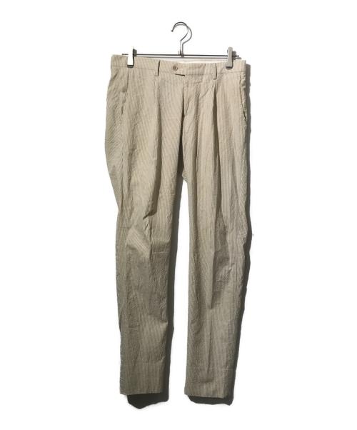 BERWICH（ベルウィッチ）BERWICH (ベルウィッチ) シアサッカースラックス ベージュ サイズ:46の古着・服飾アイテム