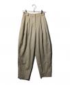 ）の古着「Highwaist Tuck Trousers/タックパンツ/ハイウエストパンツ」｜ベージュ