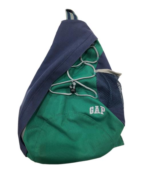 OLD GAP（オールドギャップ）OLD GAP (オールドギャップ) 00'sスリングバッグ ネイビー×グリーンの古着・服飾アイテム