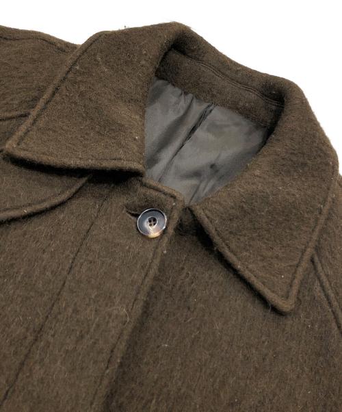 OHOTORO（オオトロ）OHOTORO (オオトロ) シャギーステンカラーコート ブラウン サイズ:表記なしの古着・服飾アイテム