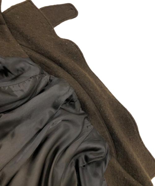 OHOTORO（オオトロ）OHOTORO (オオトロ) シャギーステンカラーコート ブラウン サイズ:表記なしの古着・服飾アイテム
