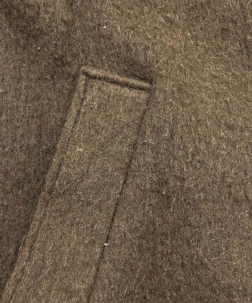 OHOTORO（オオトロ）OHOTORO (オオトロ) シャギーステンカラーコート ブラウン サイズ:表記なしの古着・服飾アイテム