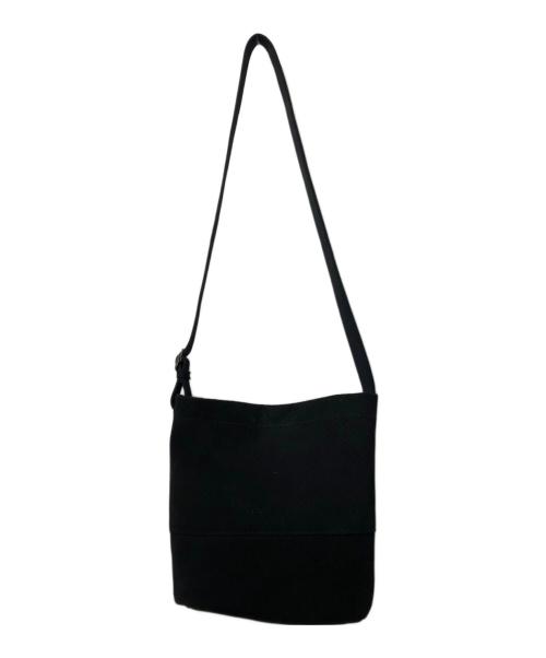 UNITED ARROWS（ユナイテッドアローズ）UNITED ARROWS (ユナイテッドアローズ) MNNG (モノノグ) 別注パンチングショルダーバッグ ブラックの古着・服飾アイテム