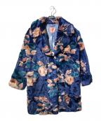 GUESSゲス）の古着「Magda Faux-Fur Coat」｜ブルー