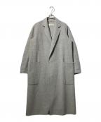 CYCLASシクラス）の古着「ウールブレンドリバーコート」｜グレー