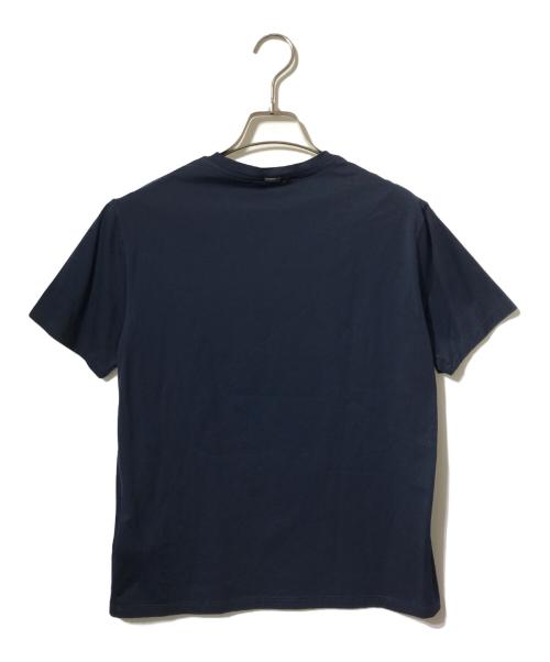 HERNO（ヘルノ）HERNO (ヘルノ) クルーネックTシャツ/半袖Tシャツ ネイビー サイズ:46の古着・服飾アイテム