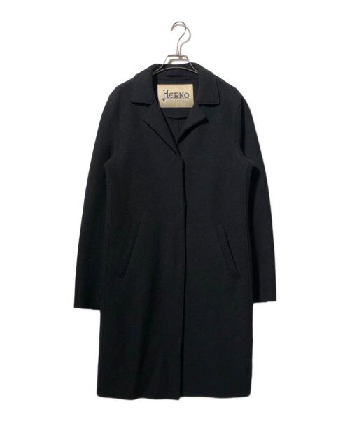 HERNO（ヘルノ）HERNO (ヘルノ) リバーコート ブラック サイズ:42の古着・服飾アイテム
