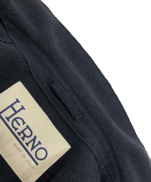 HERNO（ヘルノ）HERNO (ヘルノ) リバーコート ブラック サイズ:42の古着・服飾アイテム
