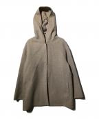 theory luxeセオリーリュクス）の古着「カシミヤブレンドフーディージャケット」｜ベージュ