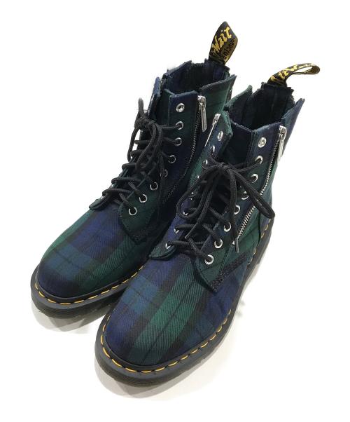 Dr.Martens（ドクターマーチン）Dr.Martens (ドクターマーチン) CORE APPLIQUE 1460 ZIPブーツ マルチカラー サイズ:UK8の古着・服飾アイテム