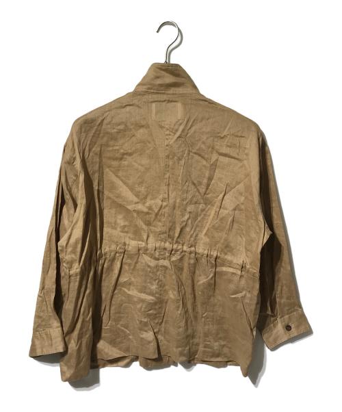 FRAMeWORK（フレームワーク）FRAMeWORK (フレームワーク) ラミースタンドブルゾン/ハイネックブルゾン ブラウン サイズ:不明の古着・服飾アイテム