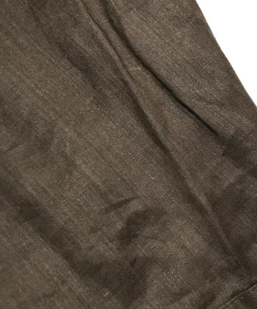 FRAMeWORK（フレームワーク）FRAMeWORK (フレームワーク) ラミースタンドブルゾン 2/シースルージャケット ブラウン サイズ:表記なしの古着・服飾アイテム