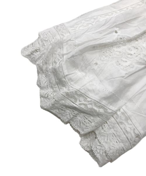 IENA（イエナ）IENA (イエナ) コットンレーススカート/シアースカート ホワイト サイズ:36の古着・服飾アイテム