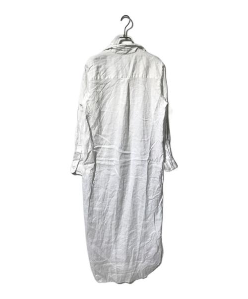 Frank&Eileen（フランクアンドアイリーン）Frank&Eileen (フランクアンドアイリーン) Roryリネンシャツワンピース ホワイト サイズ:Sの古着・服飾アイテム