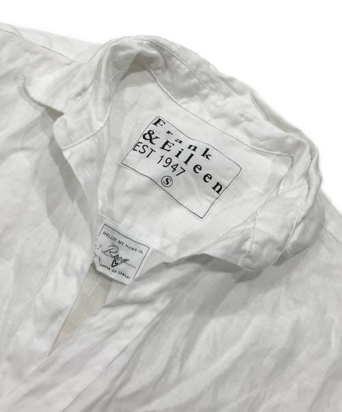 Frank&Eileen（フランクアンドアイリーン）Frank&Eileen (フランクアンドアイリーン) Roryリネンシャツワンピース ホワイト サイズ:Sの古着・服飾アイテム