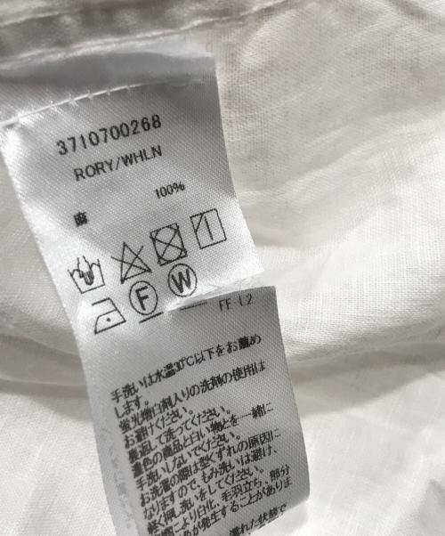 Frank&Eileen（フランクアンドアイリーン）Frank&Eileen (フランクアンドアイリーン) Roryリネンシャツワンピース ホワイト サイズ:Sの古着・服飾アイテム
