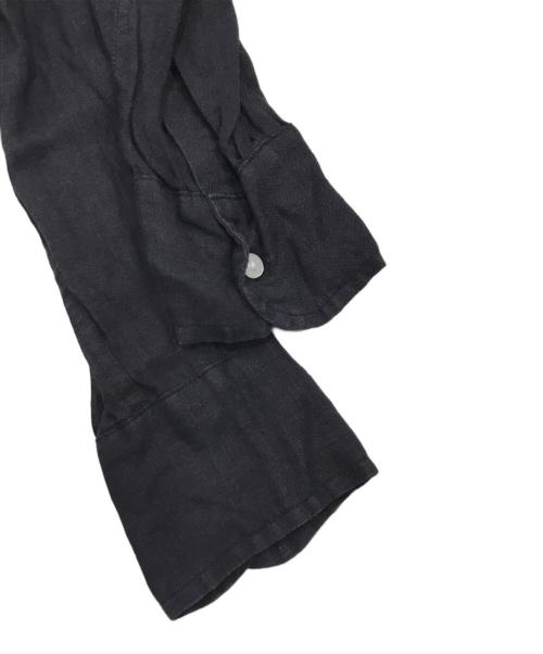 Frank&Eileen（フランクアンドアイリーン）Frank&Eileen (フランクアンドアイリーン) Ron Herman (ロンハーマン) 別注 Eileenリネンシャツ/開襟シャツ ネイビー サイズ:XSの古着・服飾アイテム