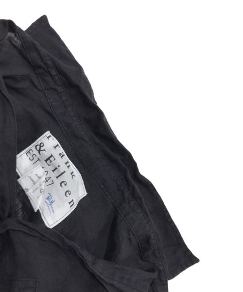 Frank&Eileen（フランクアンドアイリーン）Frank&Eileen (フランクアンドアイリーン) Ron Herman (ロンハーマン) 別注 Eileenリネンシャツ/開襟シャツ ネイビー サイズ:XSの古着・服飾アイテム