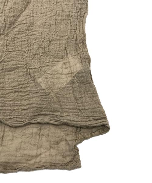 LES ATELIERS FRANCAIS DE CONFECTION（ル アトリエフランセ デ コンフェクション）LES ATELIERS FRANCAIS DE CONFECTION (ル アトリエフランセ デ コンフェクション) IENA (イエナ) ロングスリーブトップス／シースルートップス ブラウン サイズ:TUの古着・服飾アイテム