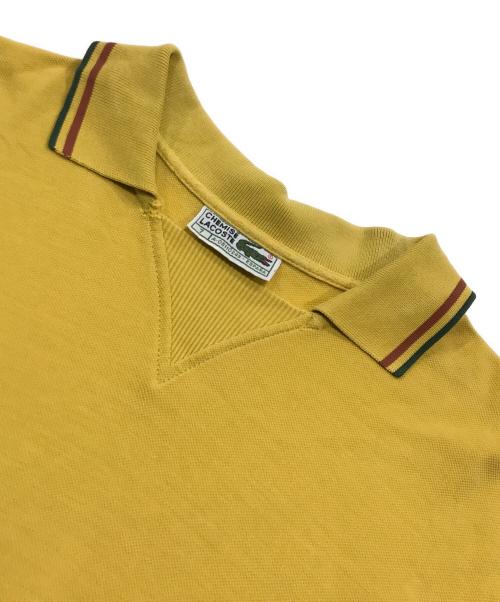 CHEMISE LACOSTE（シュミーズ ラコステ）CHEMISE LACOSTE (シュミーズ ラコステ) ポロシャツ イエロー サイズ:7の古着・服飾アイテム