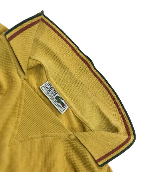 CHEMISE LACOSTE（シュミーズ ラコステ）CHEMISE LACOSTE (シュミーズ ラコステ) ポロシャツ イエロー サイズ:7の古着・服飾アイテム
