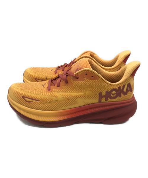 HOKA（ホカ）HOKA (ホカ) CLIFTON 9（クリフトン　ナイン） オレンジ サイズ:27.5の古着・服飾アイテム