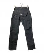 and wanderアンドワンダー）の古着「GARMENT DYED SARGE PANTS（ガーメント　ダイド　サージ　パンツ）」｜グレー