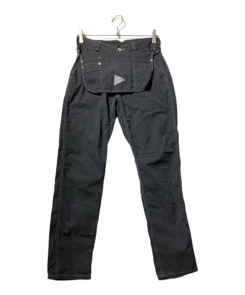 and wander（アンドワンダー）and wander (アンドワンダー) GARMENT DYED SARGE PANTS（ガーメント　ダイド　サージ　パンツ） グレー サイズ:Fの古着・服飾アイテム