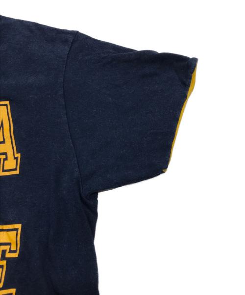 Champion（チャンピオン）Champion (チャンピオン) リバーシブルTシャツ ネイビー×イエロー サイズ:Lの古着・服飾アイテム