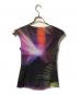 VIVIENNE TAM (ヴィヴィアンタム) パワーネットフリルブラウス/ノースリーブブラウス マルチカラー：7000円
