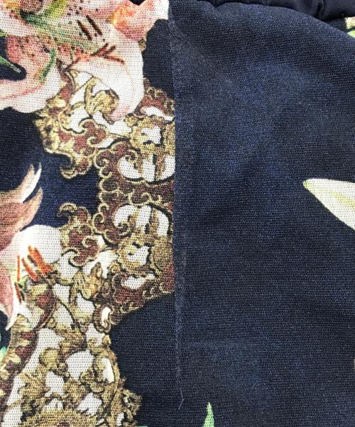 VIVIENNE TAM（ヴィヴィアンタム）VIVIENNE TAM (ヴィヴィアンタム) パワーネット切替ワンピース/半袖ワンピース ネイビー サイズ:38の古着・服飾アイテム